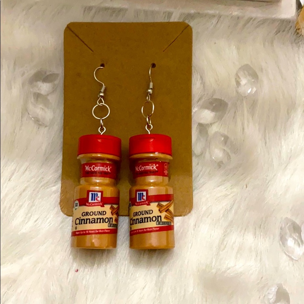 Mini brands Cinnamon spice earrings
